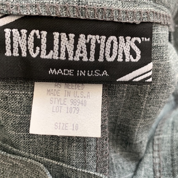 Women’s Vintage grey lightweight inclinations trousers size 10 - Picture 4 of 10